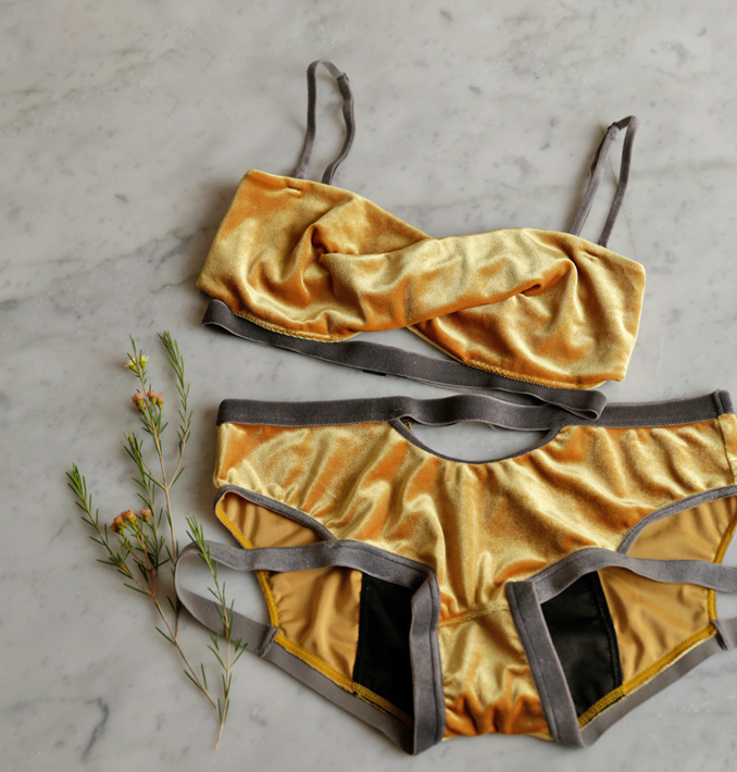 生理の過ごし方　サニタリーランジェリー