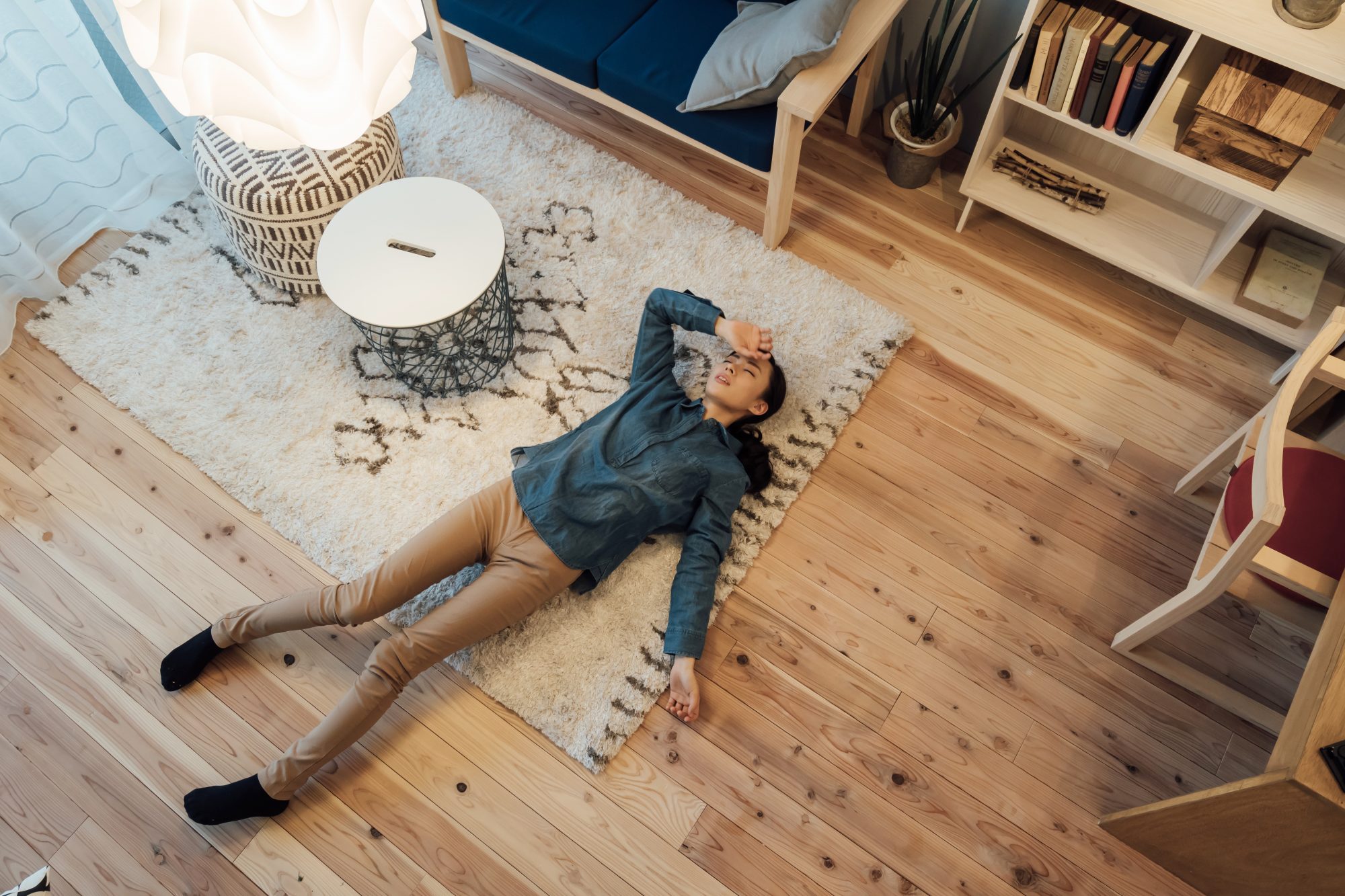 インフルかと思ったら会社を休む