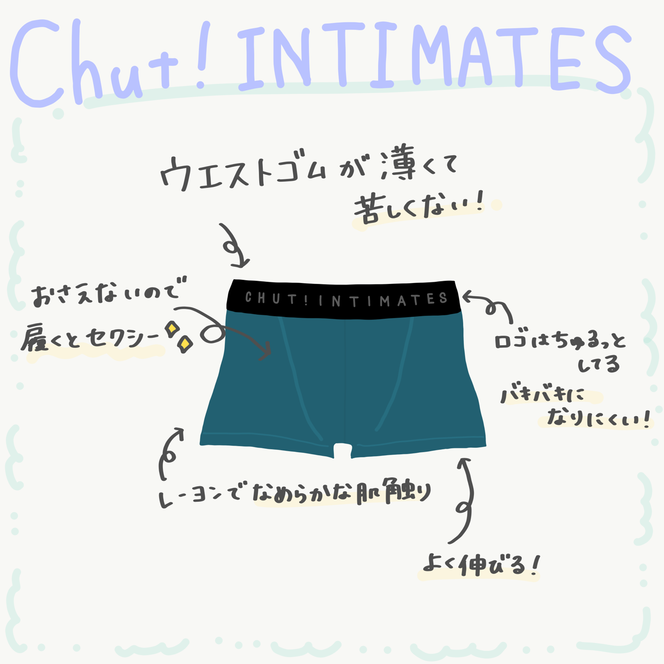 Chut! INTIMATES（シュット!インティメイツ）「MENS BOXER_M001」¥2,750