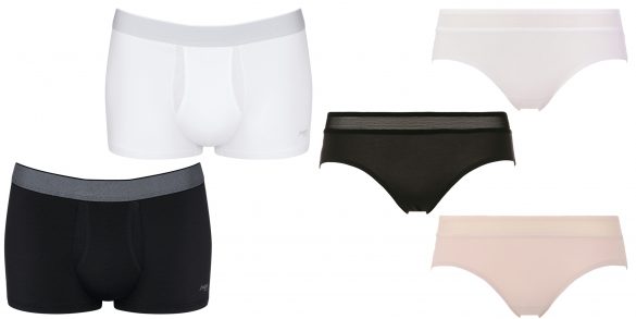 sloggi（スロギー）「エバー フレッシュ ヒップスター」メンズ￥1,650、ウィメンズ￥1,100