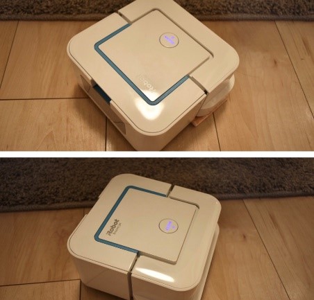 ラグの前に来ると、別方向に向かって方向転換します。