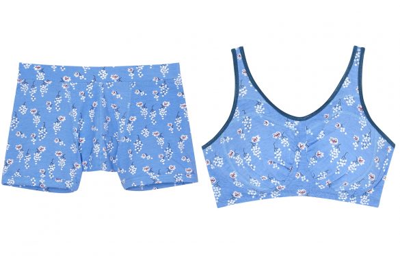 une nana cool（ウンナナクール）「メンズパンツ」￥1,980、「パジャマブラ（ナイトブラ）」￥3,630