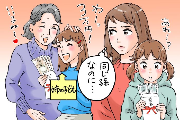 姉の子供ばかり可愛がる