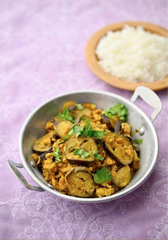☆ひき肉となすのカレー（1人分　286kcal）