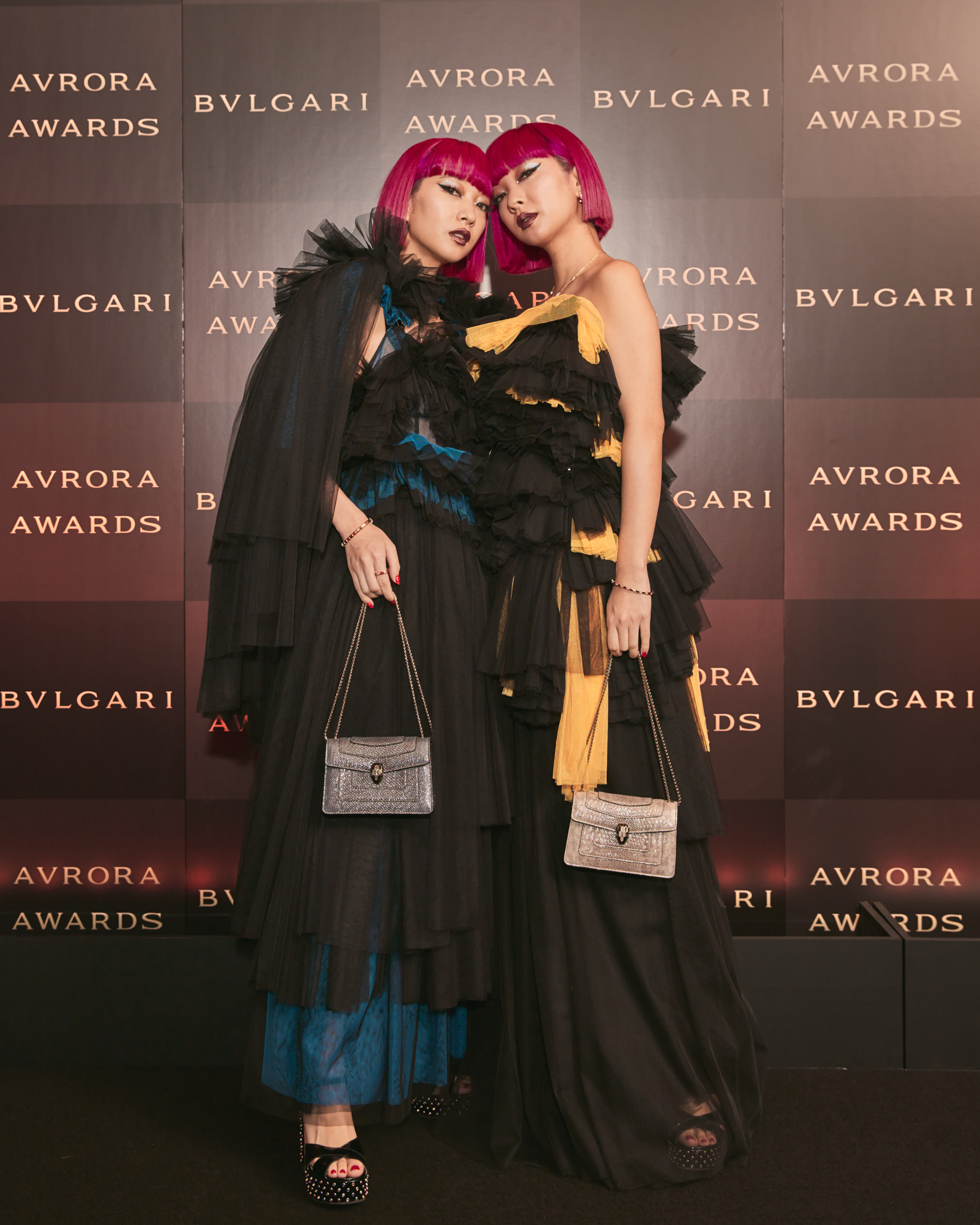 「ブルガリ アウローラ アワード2019」のゲストとして招待された際のAMIAYA