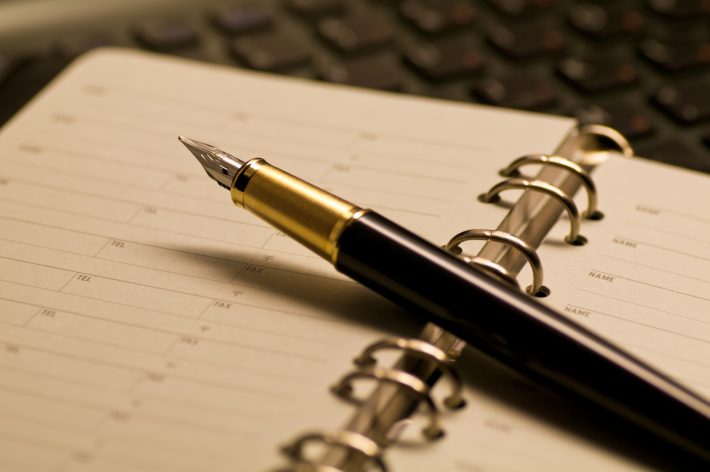 ホワイトデーのお返しに万年筆をもらう