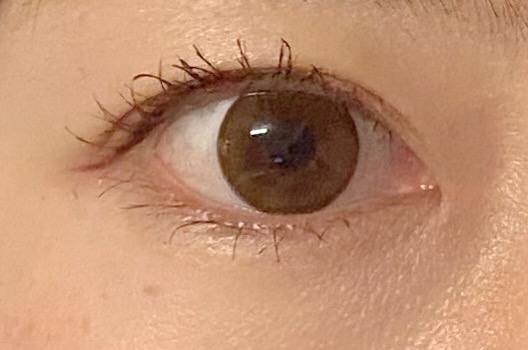 エテュセ　塗ってから8時間後