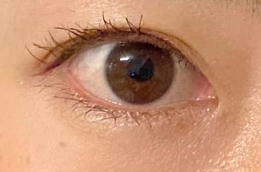 ケイト　塗ってから8時間後