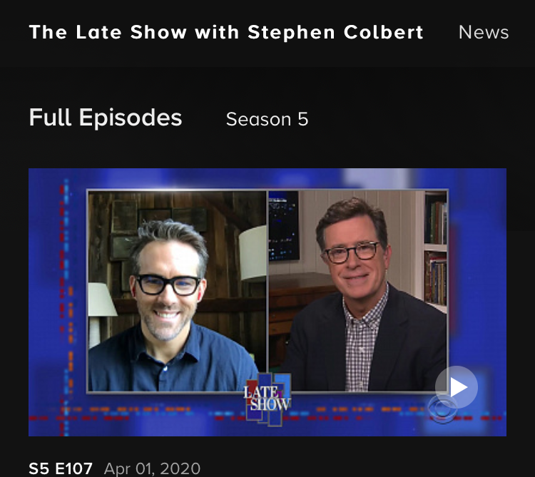スティーヴン・コルベアのトーク番組『ザ・レイト・ショー』