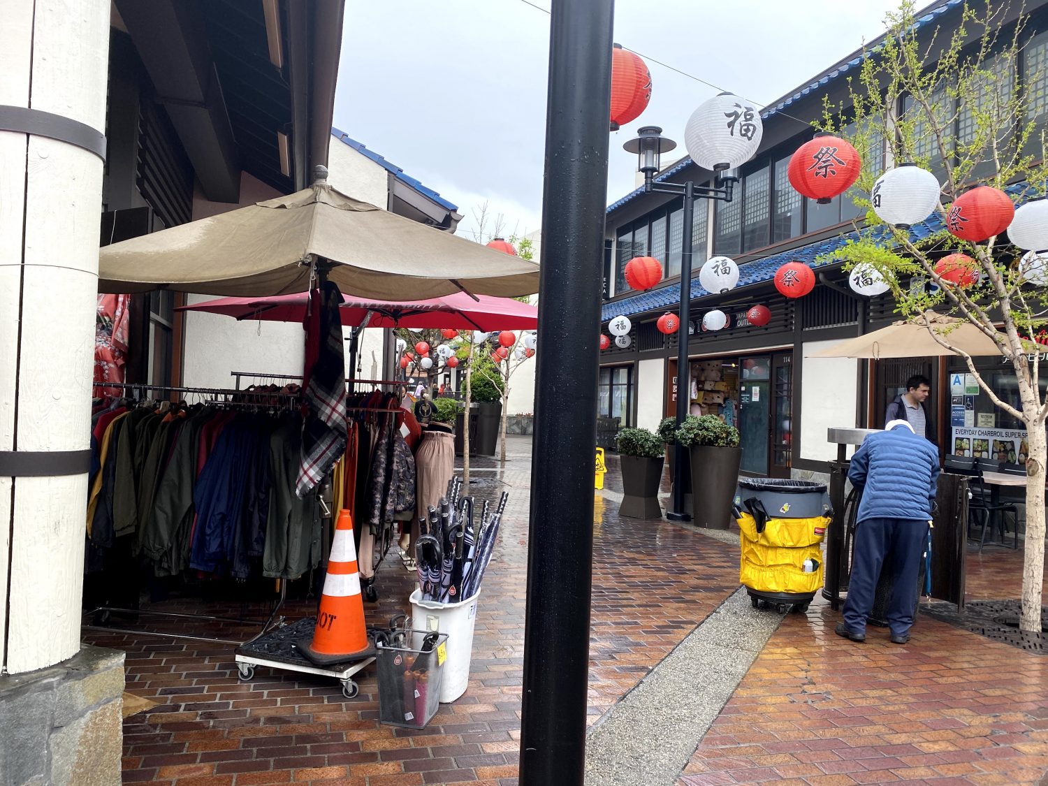 閑散とするリトル・トーキョーの様子