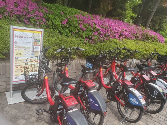 ポートと呼ばれる自転車置き場　撮影／女子SPA！編集部