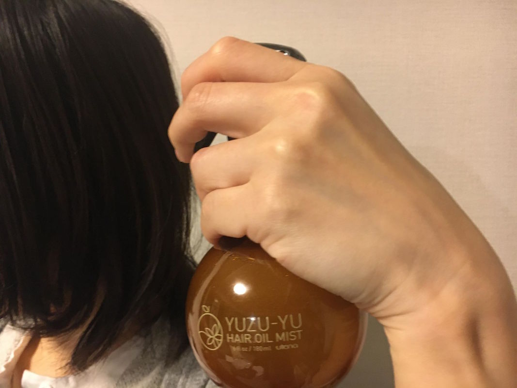 ウテナの「ゆず油無添加オイルミスト」