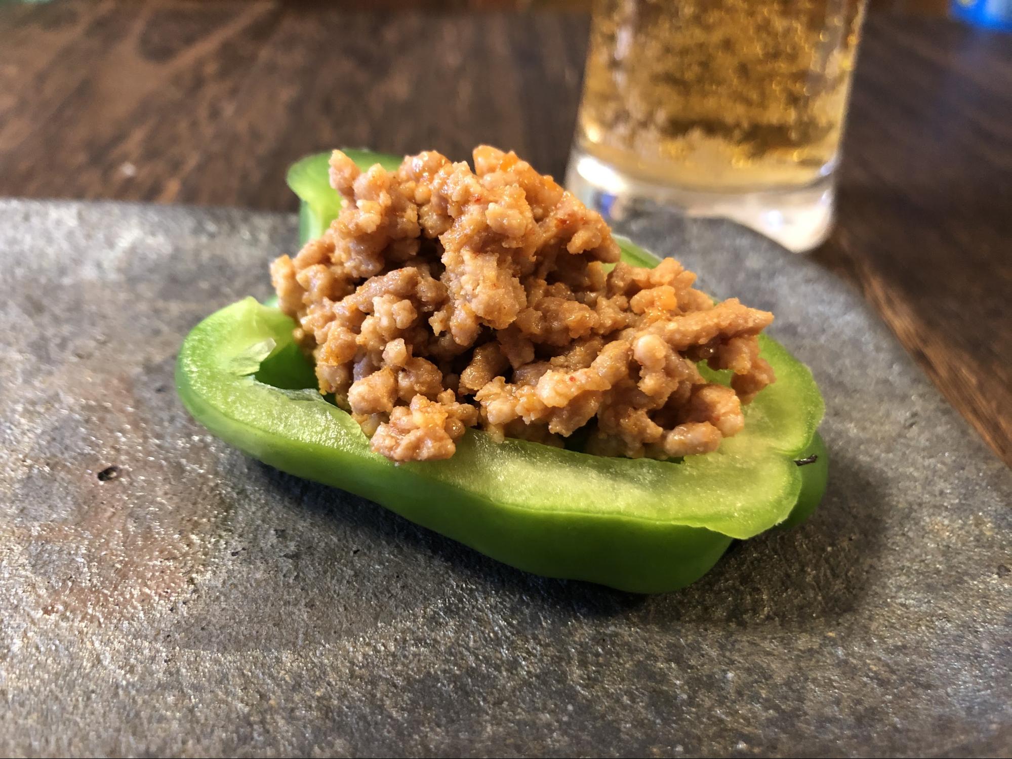 ピーマンとひき肉はやっぱり相性抜群