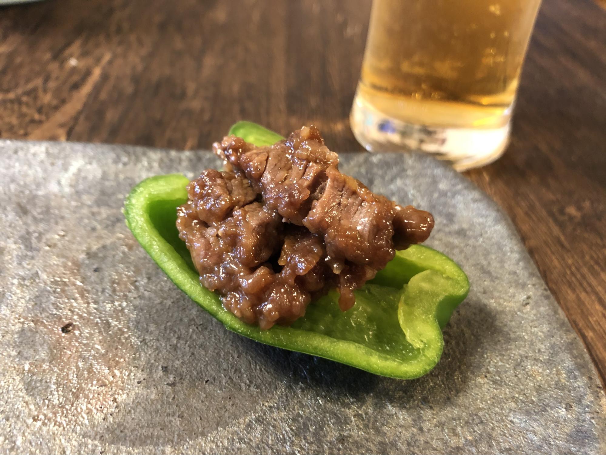 ピーマンとチンジャオロース…間違いない