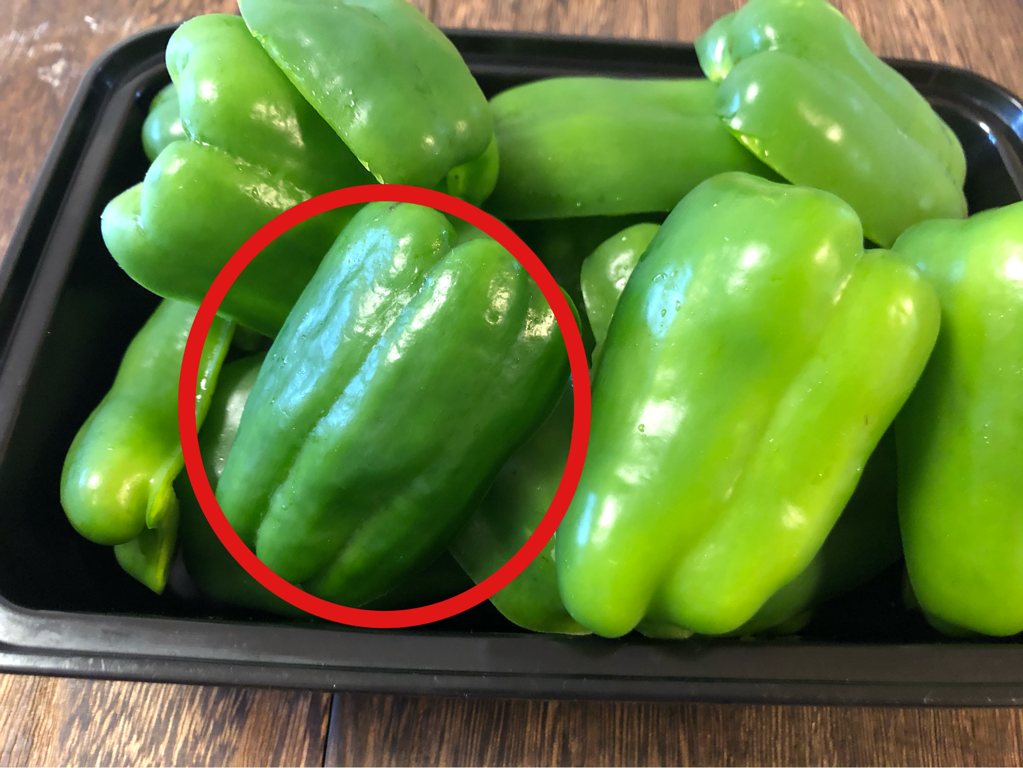 シワシワピーマンも若返る