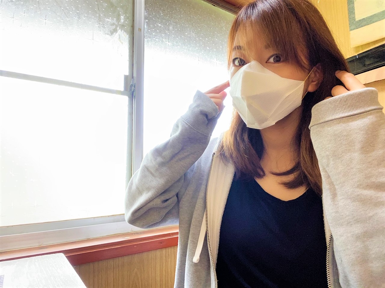 ORIGAMI MASK着けてみた