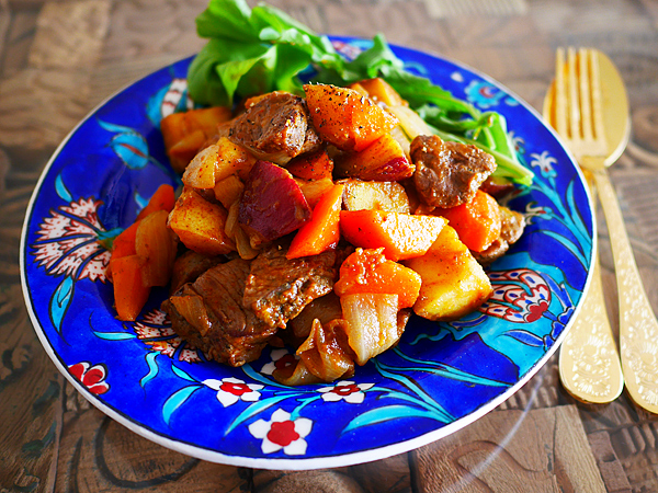 ⑦エスニック風ゴロゴロ煮（調理時間：25分）