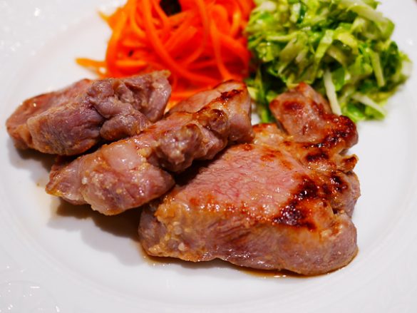⑥豚肩ロースの濃厚グリル(調理時間:10分※漬け込み時間は除く)
