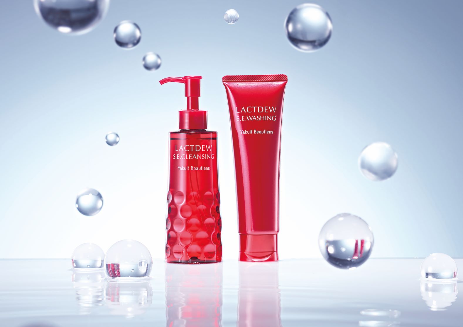 「ラクトデュウ S.E. クレンジング（オイル）」と 「ラクトデュウ S.E. ウォッシング」ともに2800円（税別）