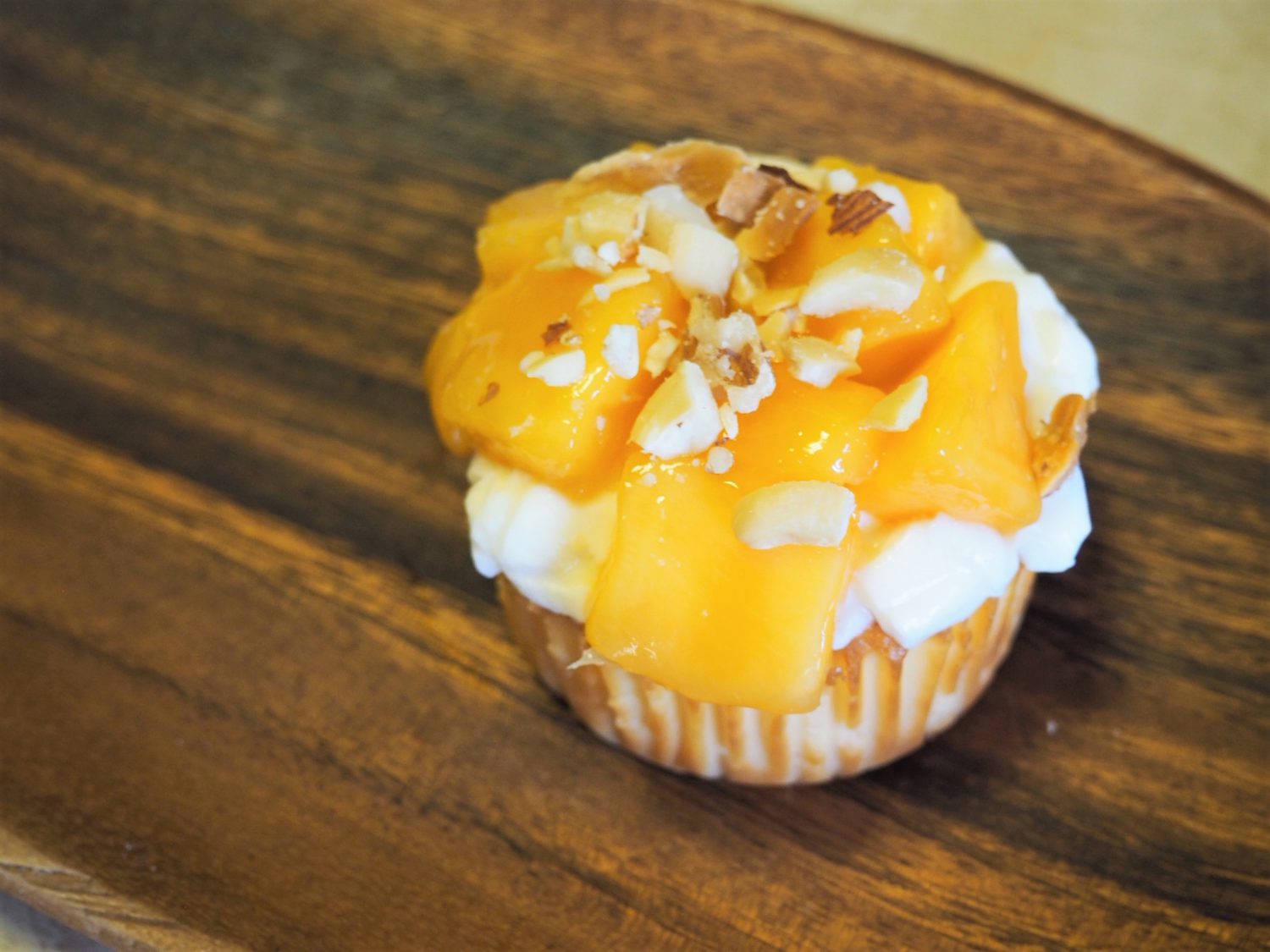 ナッツを散らしたら完成