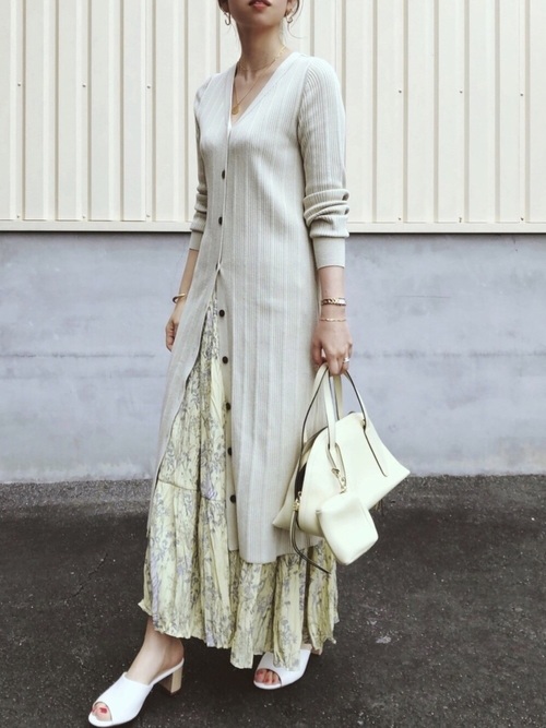 ロングカーディガン