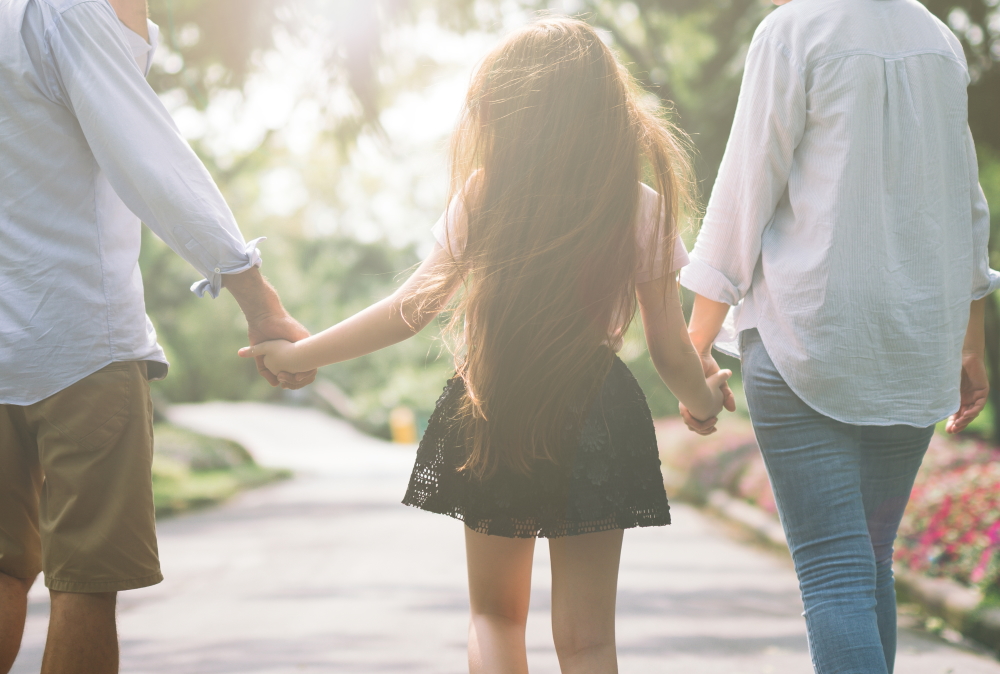 親子女の子子供