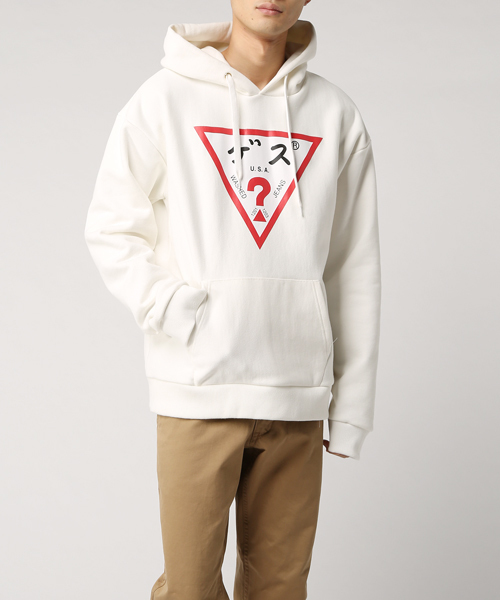GUESS KATAKANA TRIANGLE SWEAT HOODY（Guess）