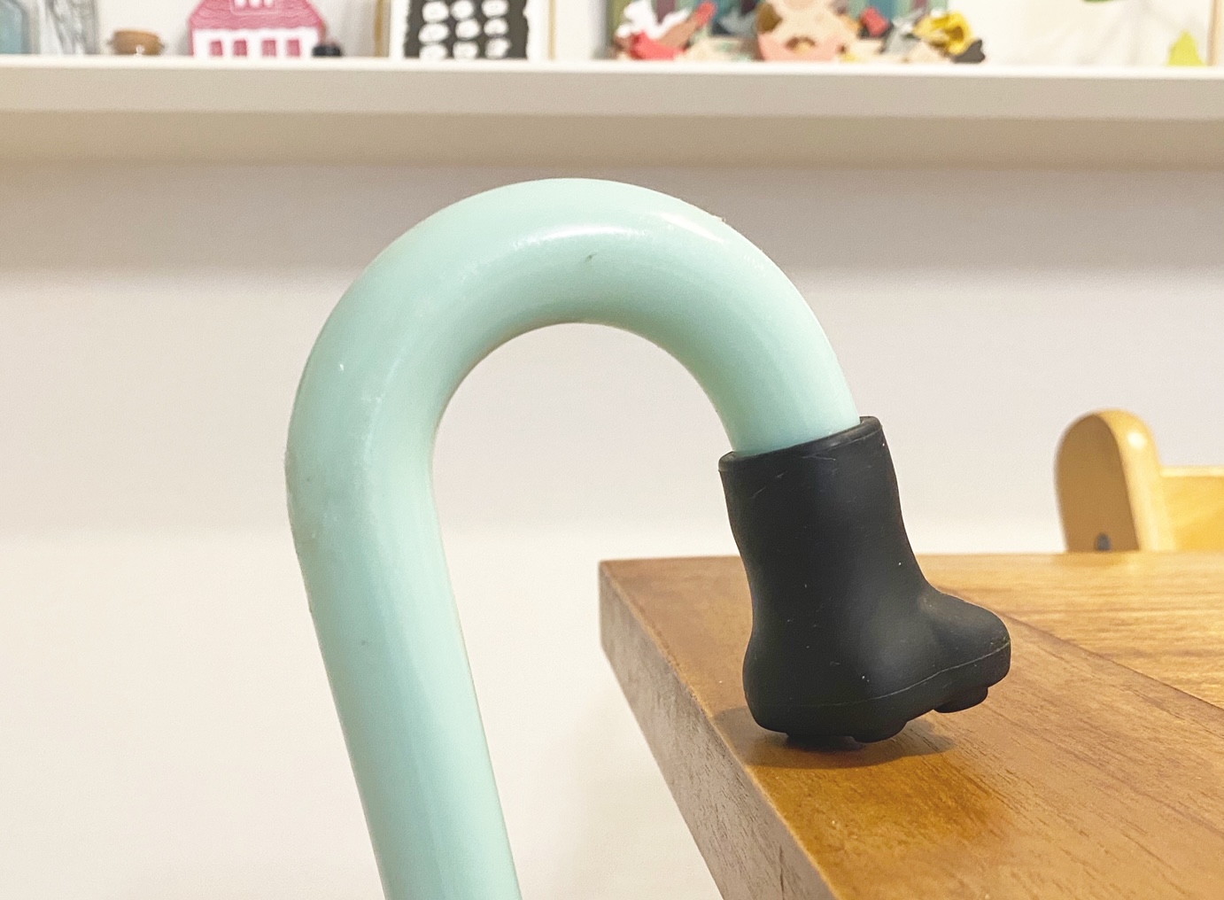 滑り止めにもなる肉球スタンプ