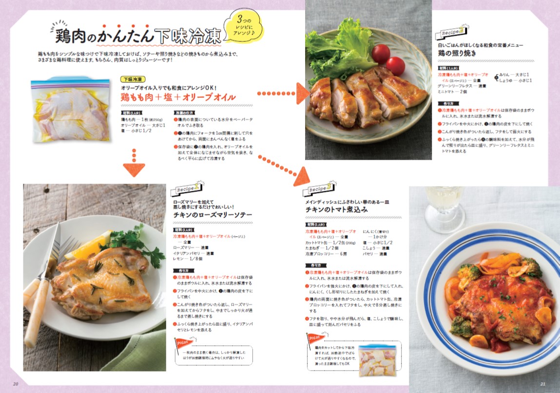 料理がラクになる「下味つけて冷凍」