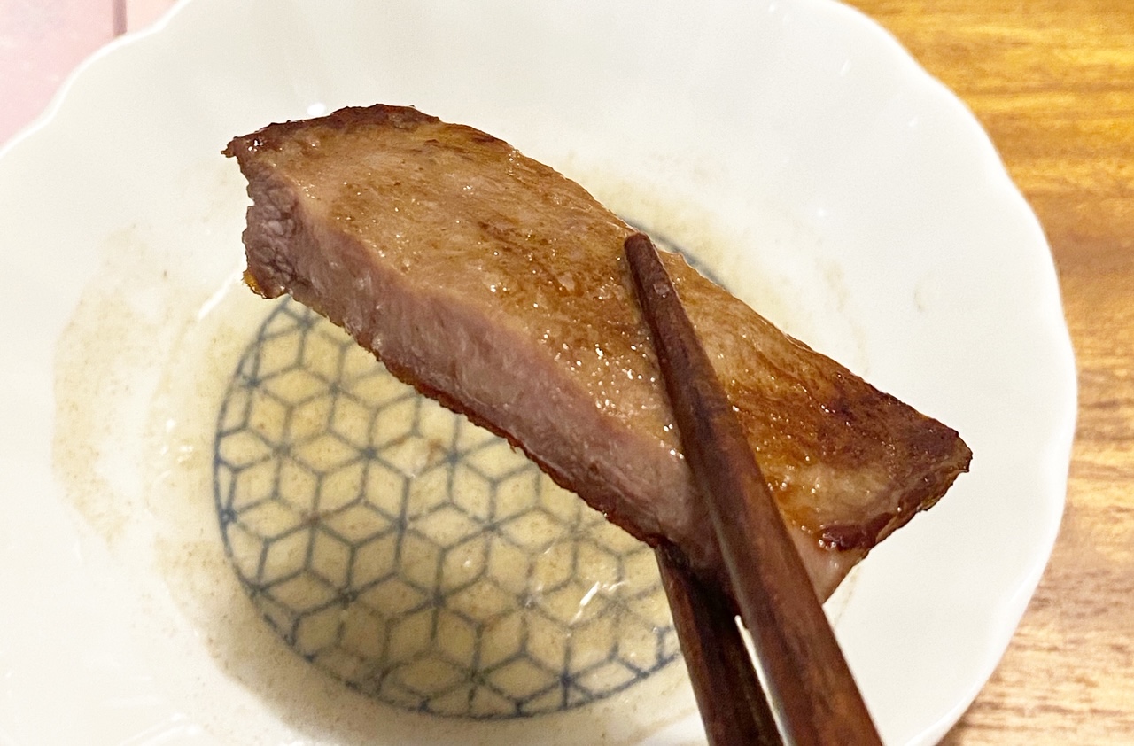 厚い肉でもきちんと火が通った