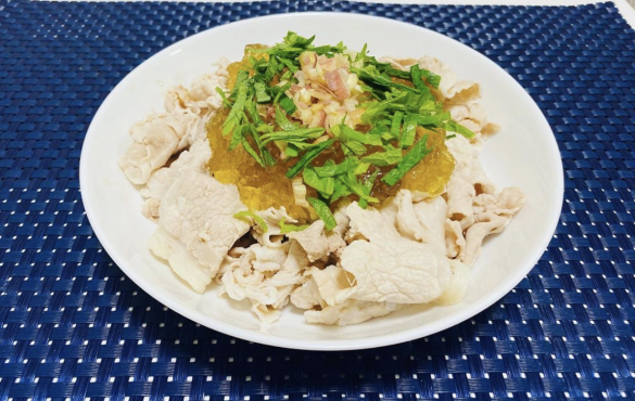 冷やし豚しゃぶの万能和風ジュレ