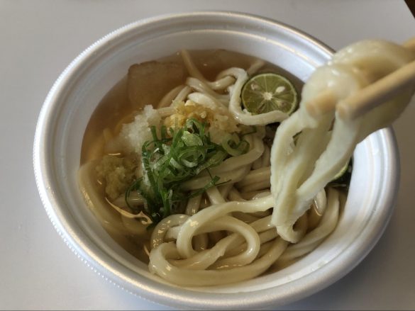 著者イチオシ！すだちおろし氷冷かけうどん