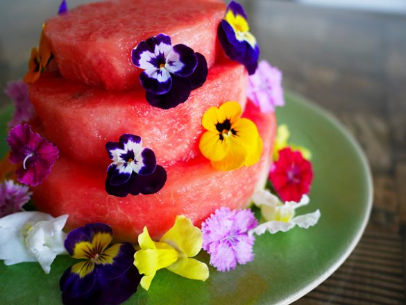 エディブルフラワーはご自由に！