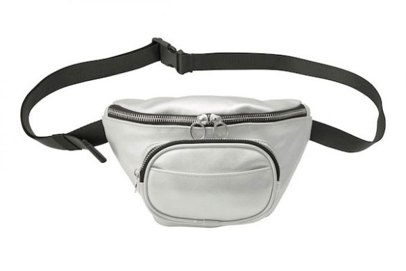 【GU】レザータッチウエストポーチ+X