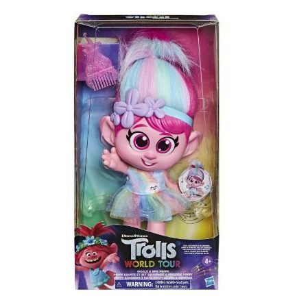 Hasbro（ハズブロ）が発売した「Trolls World Tour Giggle and Sing Poppy」