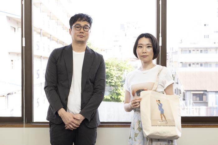 鈴木望さん（右）と水野敬也さん（左）