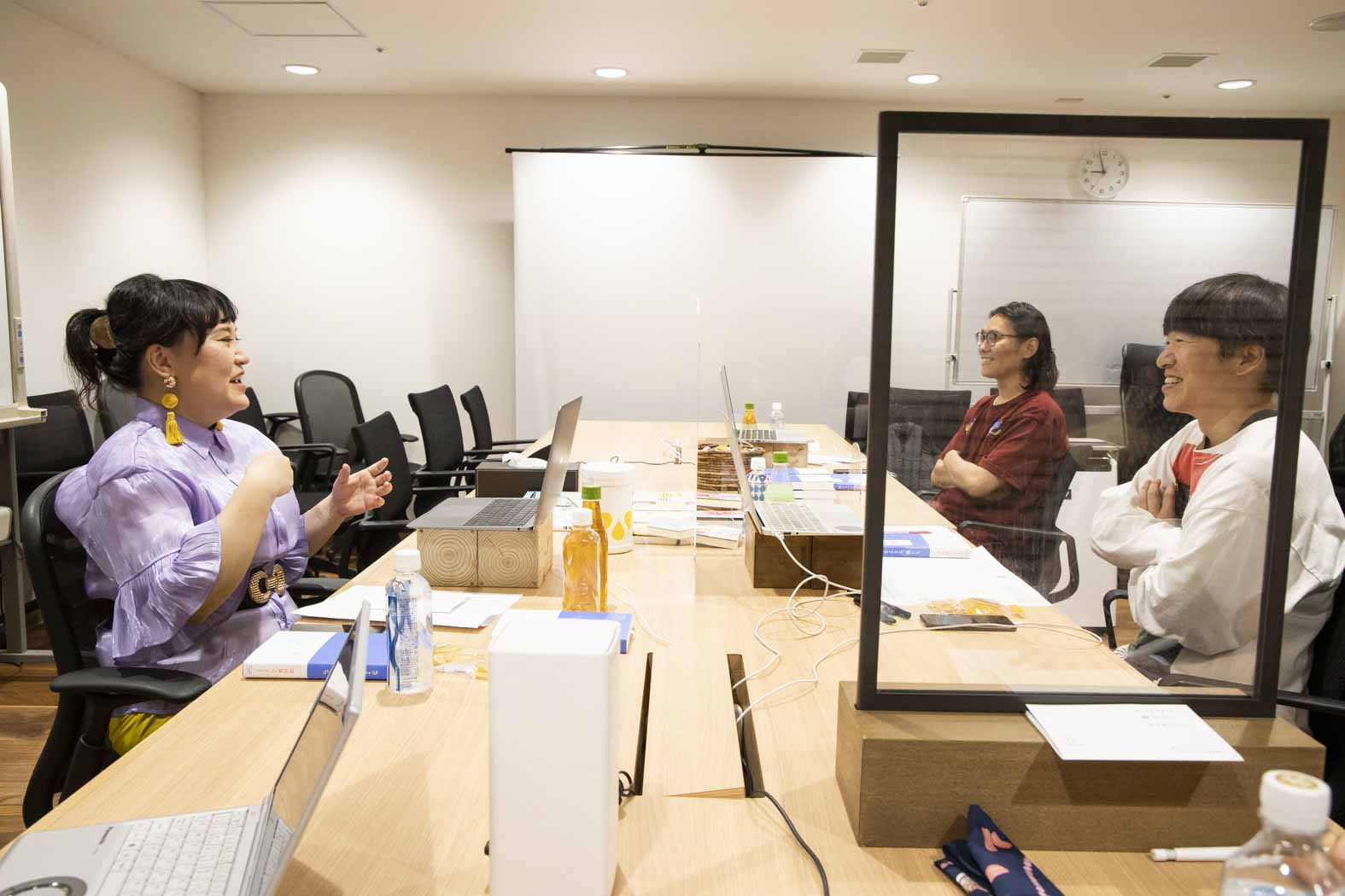 スリーショット