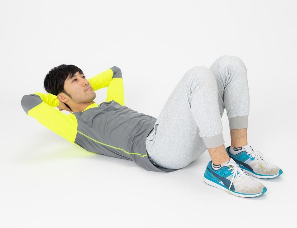 【C】肋骨LOCK&腹圧ONで行う腹筋運動