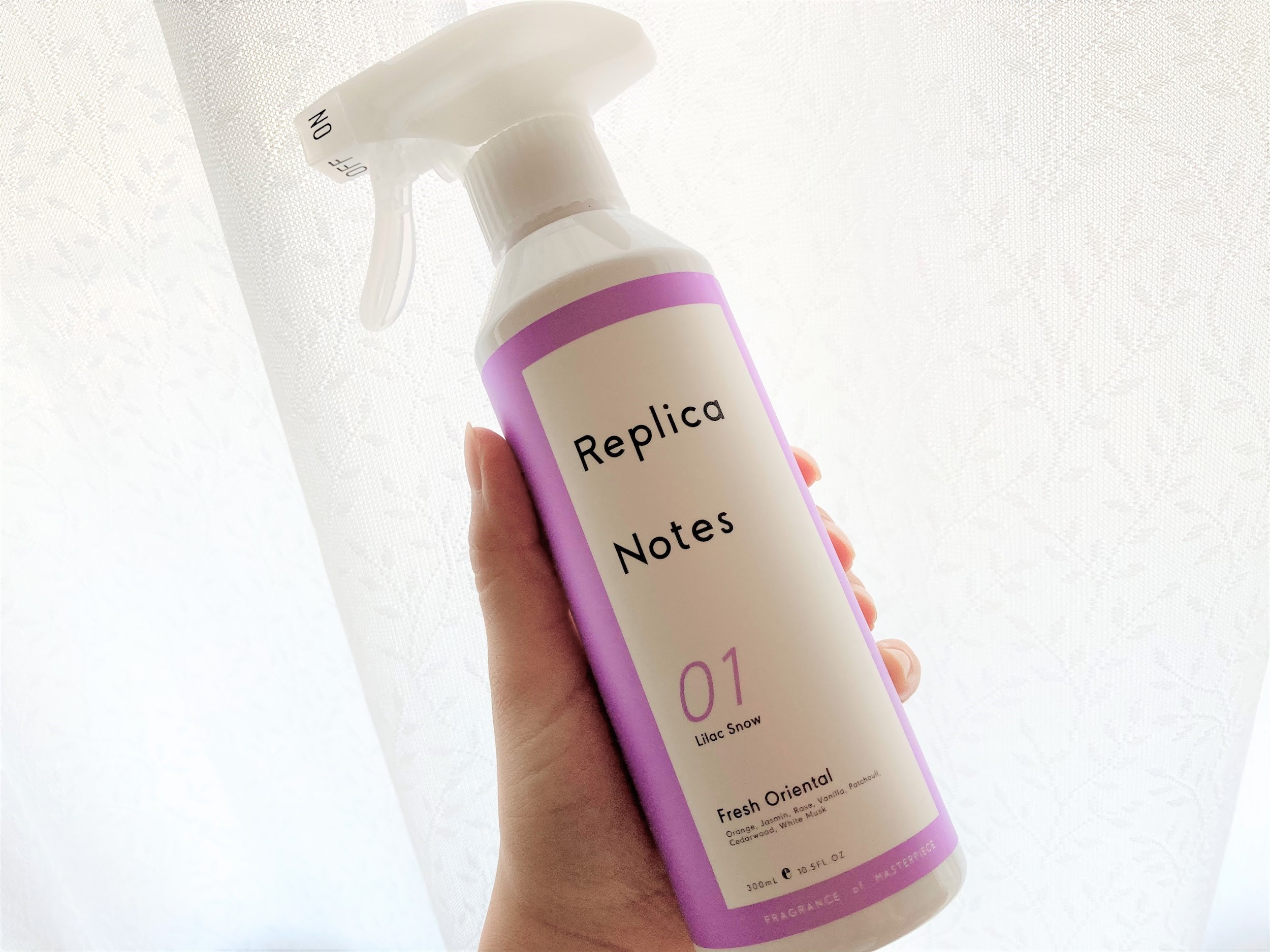 レプリカノーツ「ファブリックミスト01」528円