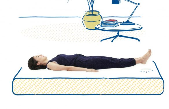 隙間時間にお腹エクササイズ、おやすみ腹筋