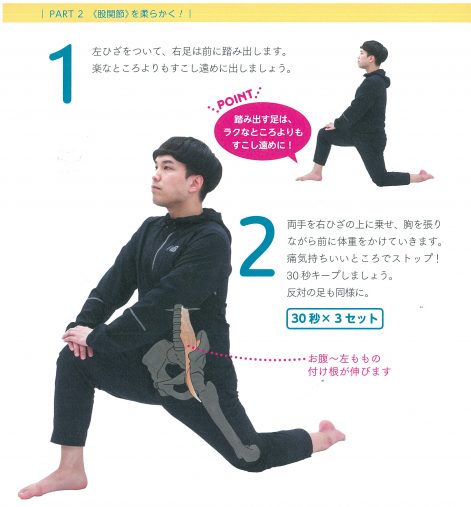 超硬い人向け「腸腰筋ストレッチ」