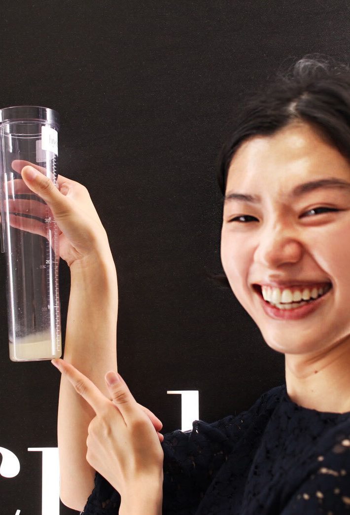 とれた汚れに笑うしかない筆者