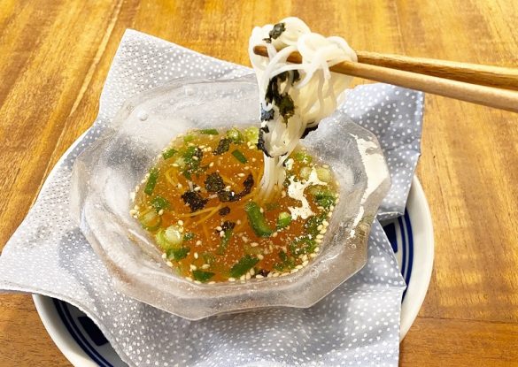 つゆが常にキンキンに冷えていて美味しい