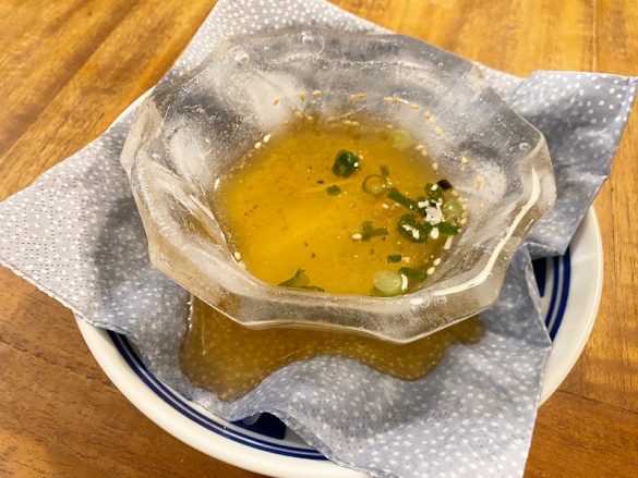 汁物を入れると溶ける速度が速く、あまり長持ちしない