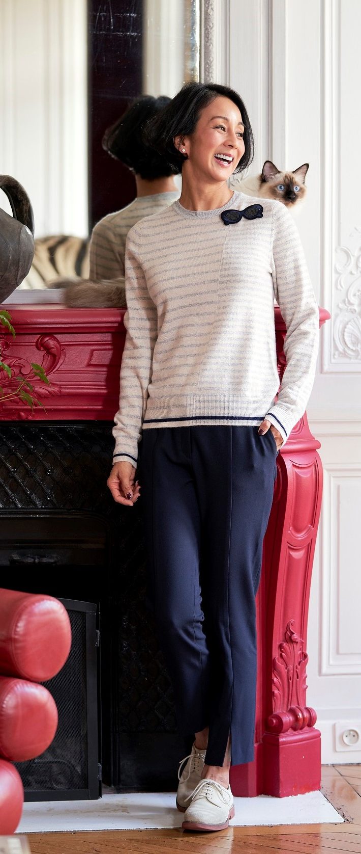 中村江里子　立ち姿