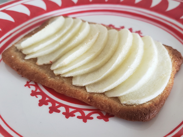 プリッツで作るアップルタルト