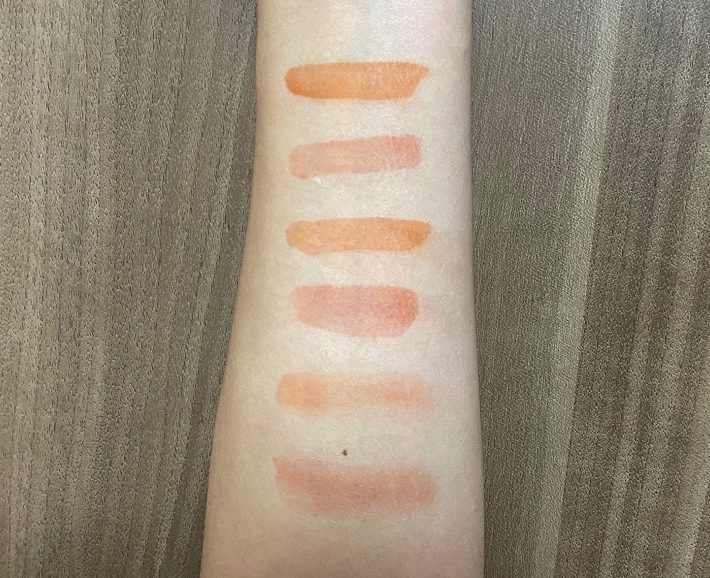 落ちにくいリップティント