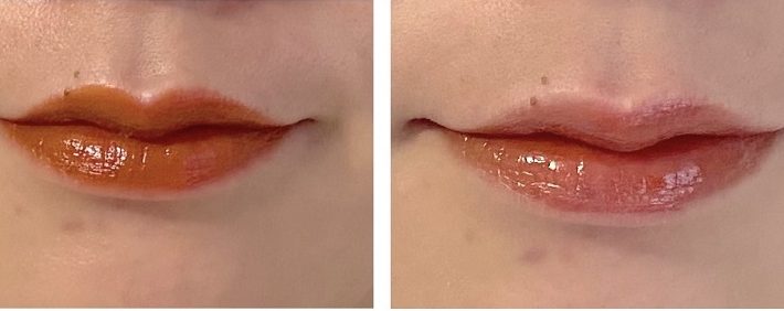 落ちにくいリップティント