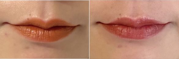 落ちにくいリップティント