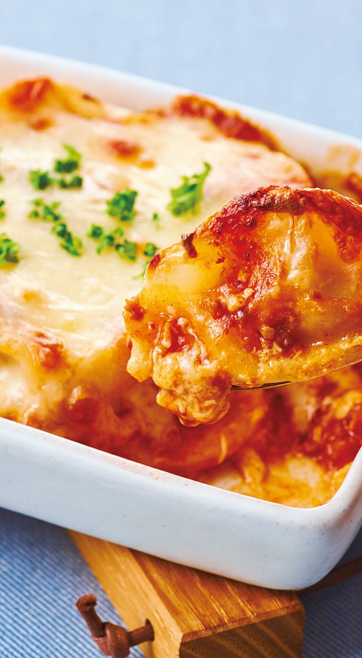 業務スーパー・餃子ラザニア